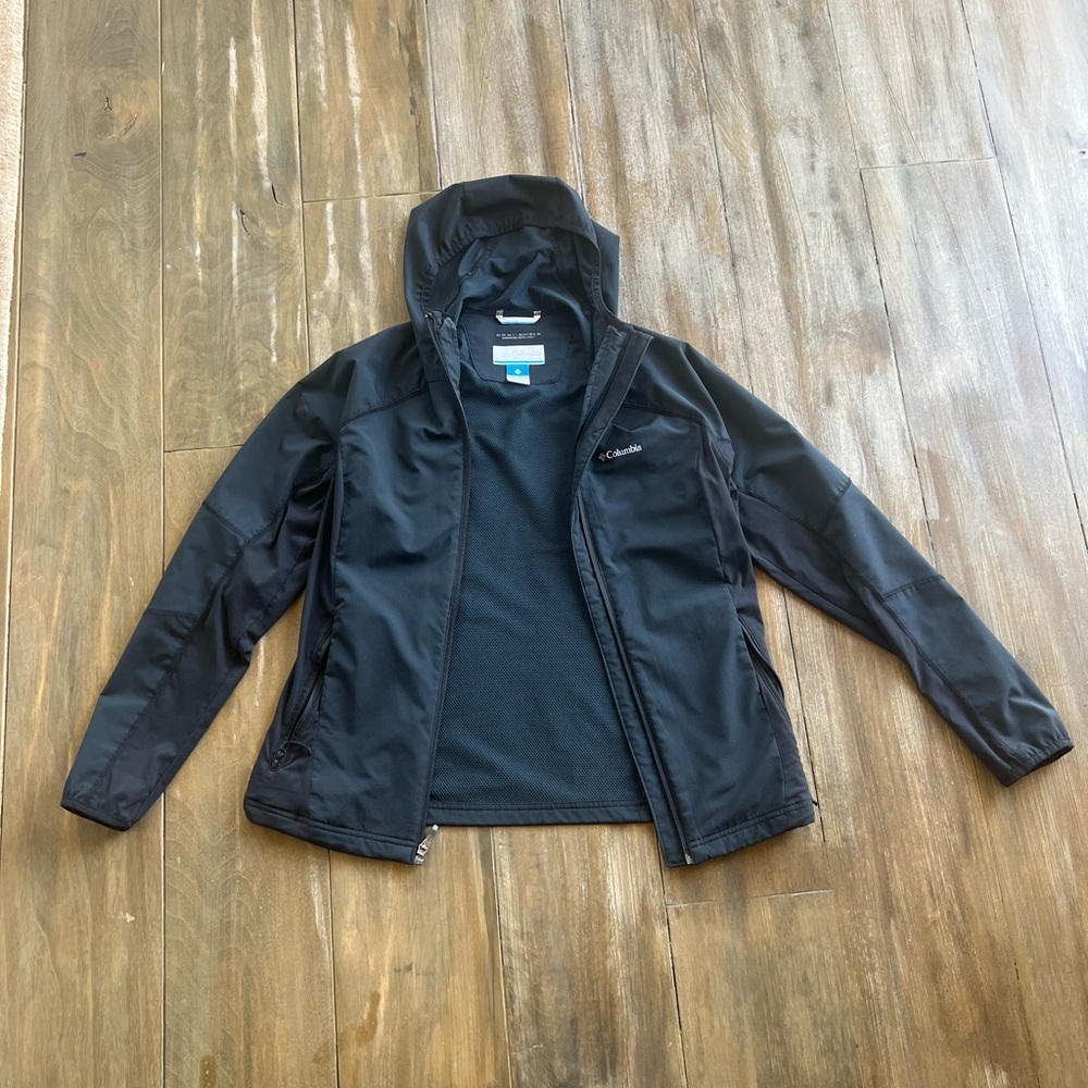 Navy Columbia zip up jacket